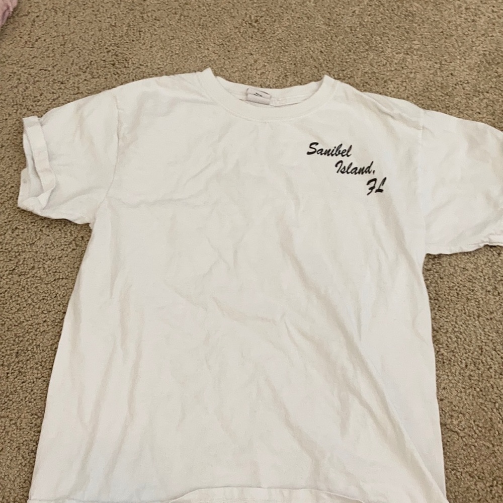 Surf beach Sanibel island, FL printed t shirt